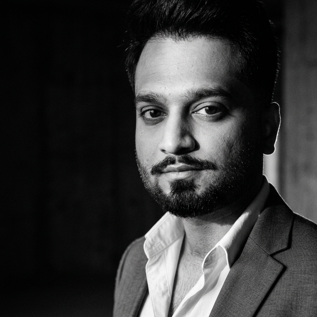 Close portrait of Asfand Aly